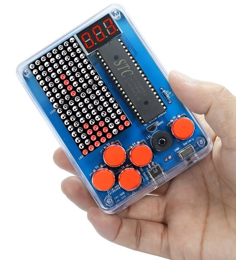 Gra Snake Tetris Racing Samolot + obudowa do lutowania DIY kit