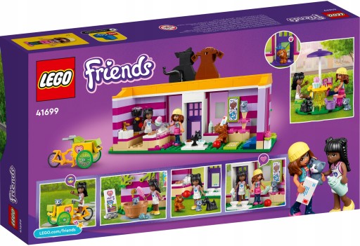 LEGO FRIENDS КОШЕЧНОЕ КАФЕ В ПРИЮТЕ 3в1