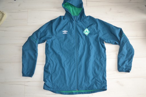UMBRO WERDER BREMA ВЕСЕННЯЯ КУРТКА С КАПЮШОНОМ XL В ИДЕАЛЬНОМ СОСТОЯНИИ
