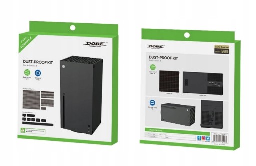 ZABEZPIECZENIE OSŁONA PRZED KURZEM XBOX SERIES X DOBE
