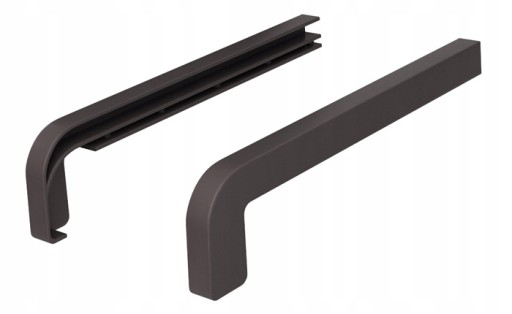 Parapet zewnętrzny stalowy DĄB BAGIENNY 15 cm