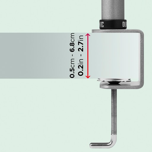 Duronic DM351X3 SR Silver держатель для монитора до 10 кг