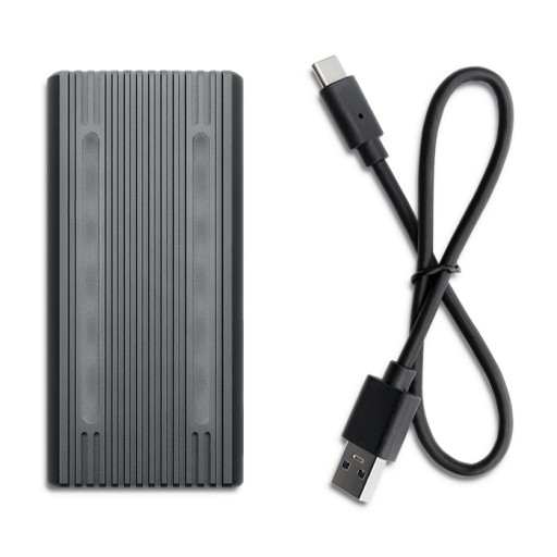 Корпус с твердотельным накопителем M.2 SATA NVMe RGB со светодиодной подсветкой, отсек для накопителя USB-C, емкость до 4 ТБ