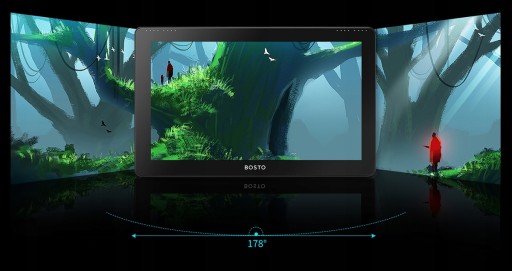 Графический планшет BOSTO 2в1 с WINDOWS Studio 16HDT