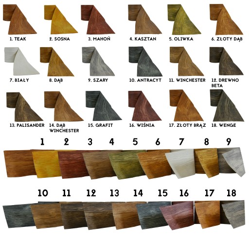 Deska elewacyjna elastyczna teak 16 rustykal