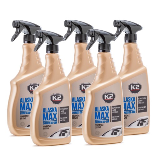 Odmrażacz do szyb samochodowych K2 Alaska MAX 700ml x 5