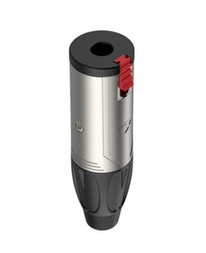 Розетка для кабеля Jack 6.3 Roxtone RJ3FP-NN, серебристая