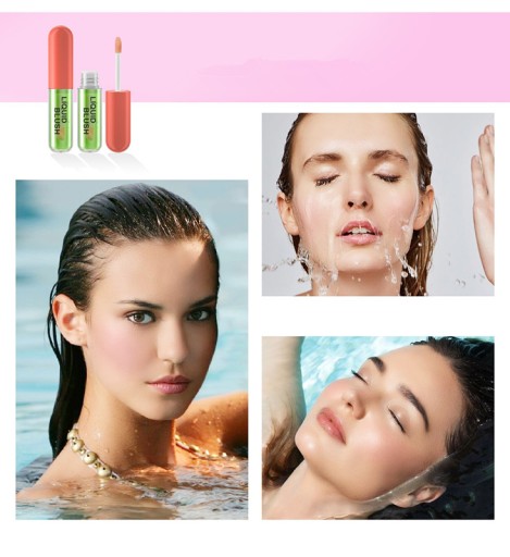 Жидкая пудра для румян и помады BLUSH AND LIPSTICK 2 IN 1 03