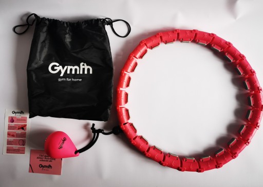 Хула-хуп для похудения GYMFH розовый 120 см