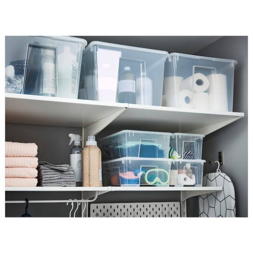 SS IKEA SAMLA Коробка с крышкой 22л 39х28х28см