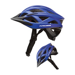 ШЛЕМ KROSS VINCITORE MTB L 58-61СМ ЧЕРНО-СИНИЙ.