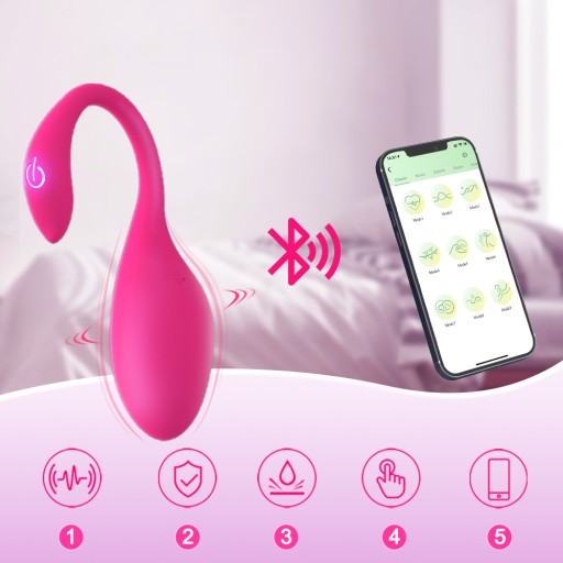 Вибратор с вибрирующим яйцом, управляемый приложением APP
