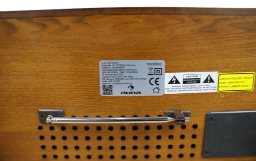 auna 10030662 radio retro Belle Epoque DAB+ Bluetooth USB