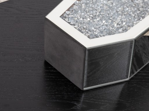 Зеркальная настольная ваза 30см