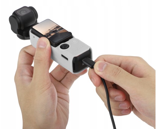 Etui Case Osłona Ochronna Antypoślizgowa Na DJI Osmo Pocket 3 - Czerwona