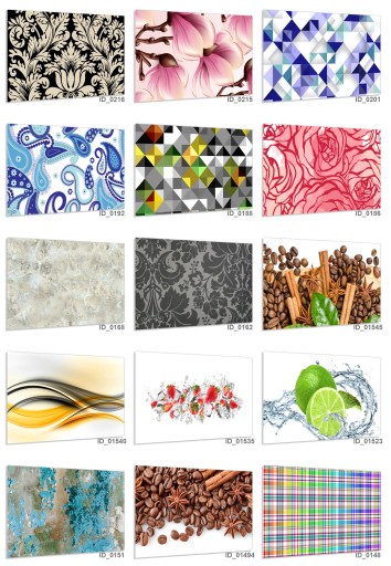 Panel szklany hartowany 70x60 Lizaki cake pops