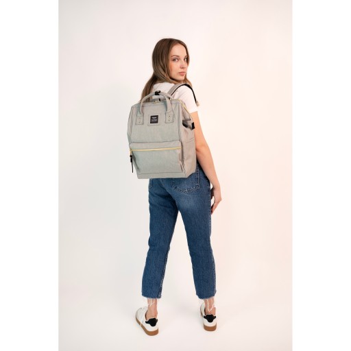 Plecak Himawari No. 8 Classic M - jasny beżowy | na laptop tr19293