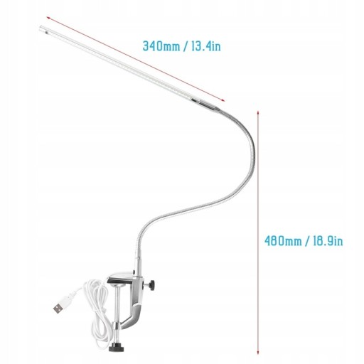 Бестеневая косметическая лампа LED USB LAMP 8W