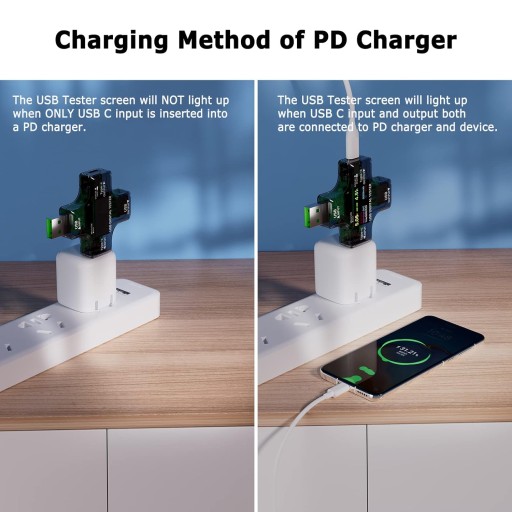 Измеритель тока USB C 2 в 1