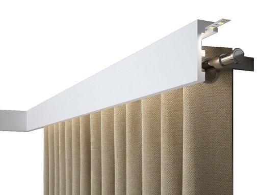 Чехол на карниз, чехол на карниз для Led Mardom, высота 10 см.