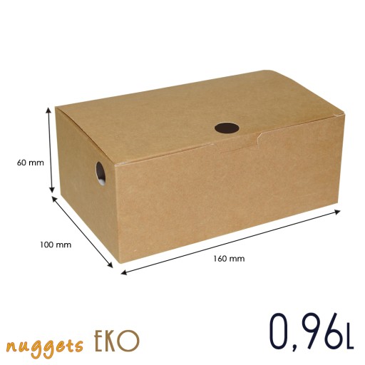 Коробки для наггетсов для курицы Medium Eko BOX, 25 шт.