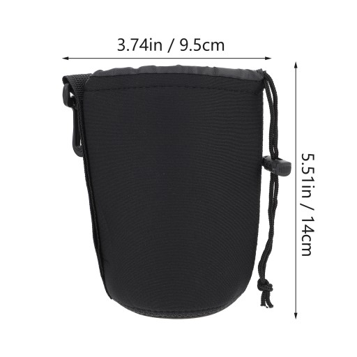 NEOPRENOWE ETUI NA OBIEKTYWY DO APARATÓW, OBIEKTYWY, ETUI DSLR, SZNURKI ŚCIĄGAJĄCE, RYBIE OKO 2X