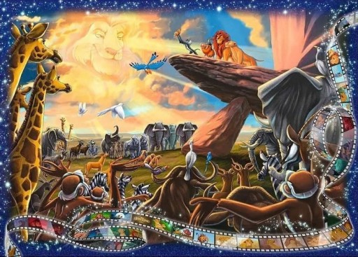 РАВЕНБУРГЕРЫ DISNEY КОРОЛЬ ЛЕВ 1000 ШТУК