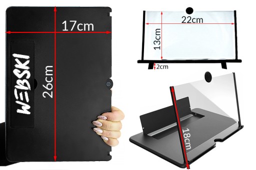 В ПОДАРОК ​​увеличительный экран для телефона 12 ДЮЙМОВ HD УВЕЛИЧЕНИЕ.
