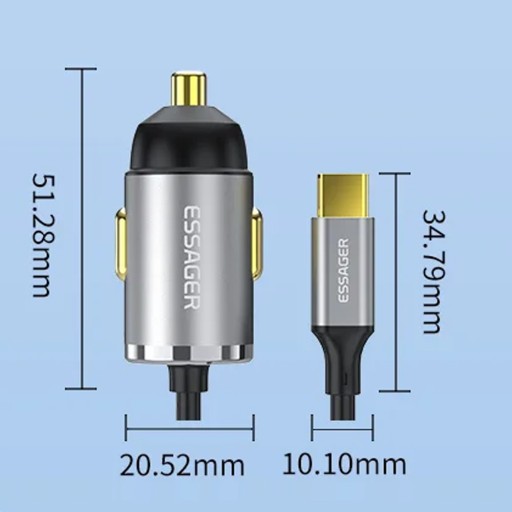 Быстрое автомобильное зарядное устройство USB 20 Вт QC 3.0 3A