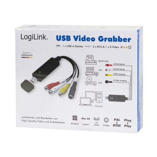 Grabber Logilink audio wideo USB 2.0 Windows 11