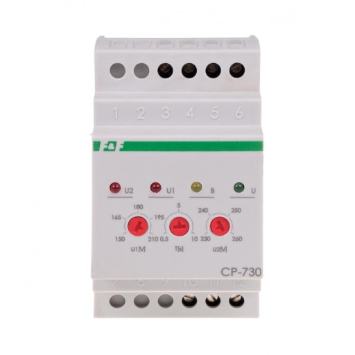 РЕЛЕ УПРАВЛЕНИЯ НАПРЯЖЕНИЕМ F&F 10A 3F CP-730