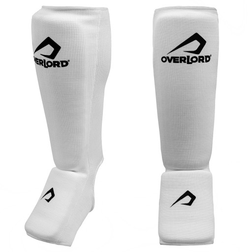 L Overlord щитки для голени, гибкие, белые
