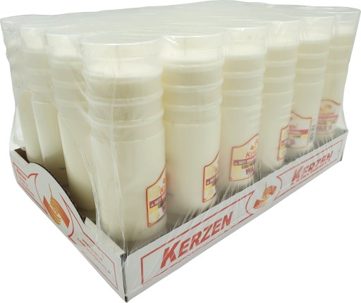 KERZEN WAX 6 парафиновые вставки для свечей 144ч 24шт