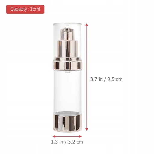 Pojemnik na butelkę próżniową Travel Lotion 6 szt