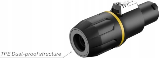 ROXTONE RS4FP-YL SOLID SPEAKON РАЗЪЕМ ДЛЯ ГРОМКОГОВОРИТЕЛЯ