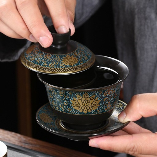 Керамическая классическая чашка Gaiwan 180мл