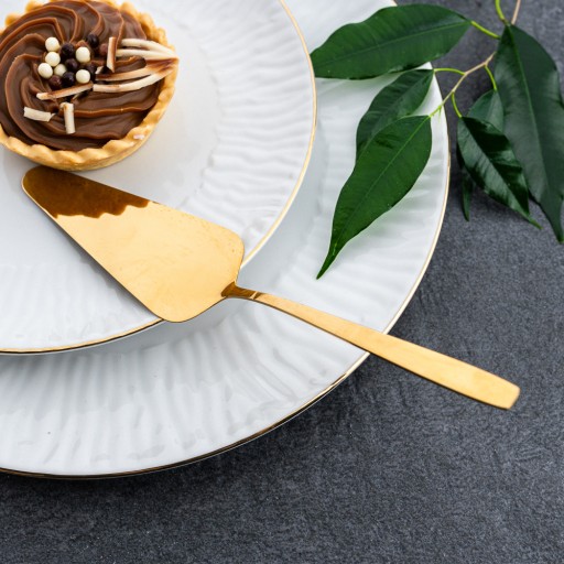 Лопатка для торта Altom Design Noble Pure Gold, золотая