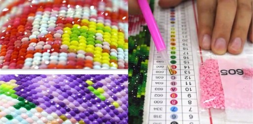 Бриллиантовая мозаичная живопись живопись Иисус. Крест 30x30