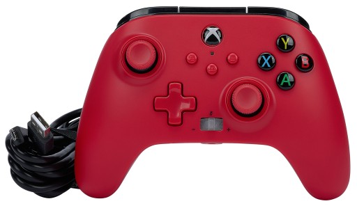 Проводная панель PowerA Xbox Series X/S Artisan Red