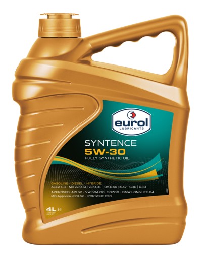 EUROL Syntence 5W30 4L Audi Porsche+ промывка