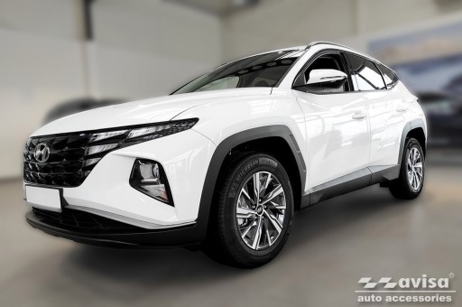 Накладка на бампер Черный HYUNDAI TUCSON IV N-Line 2020->