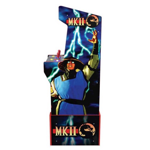 Mortal Kombat II Machine Ретро аркадная консоль, большая стоячая аркада1UP, 12 игр