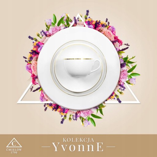 3604 ВАЗА 300 GOLD LINE YVONNE МЕЛЕВСКИЙ ФАРФОР