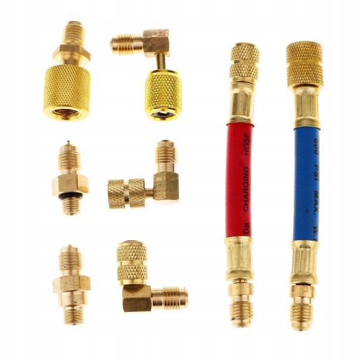 8 комплектов шлангов R134A R12