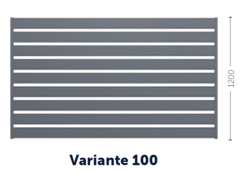 Пролет забора Budmat Variante 100|120x200см