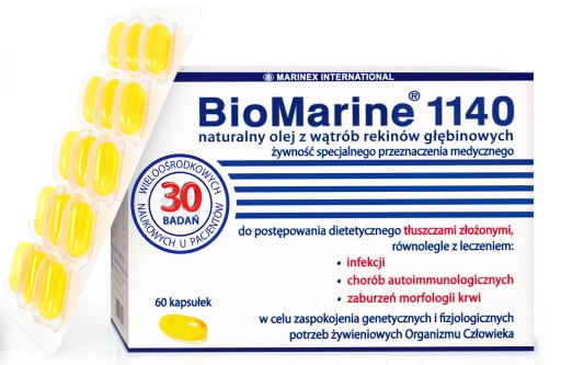 BIOMARINE 1140 МАСЛО ПЕЧЕНИ АКУЛЫ 60 КАПСУЛ