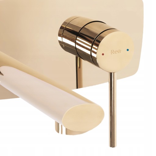 BATERIA UMYWALKOWA PODTYNKOWA OVAL GOLD REA
