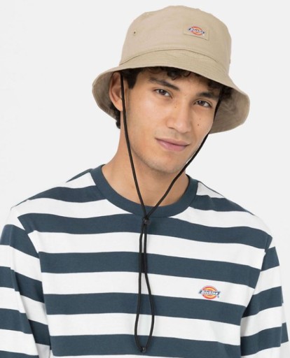 ШЛЯПА МУЖСКАЯ DICKIES, БЕЖЕВАЯ, С ЛОГОТИПОМ L/XL 1ŁFA