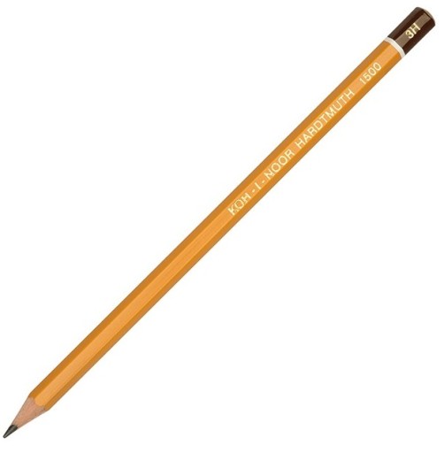 Карандаш графитный KOH-I-NOOR 1500 для 3Н эскизов