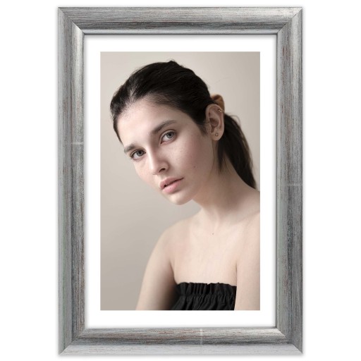 Деревянная фоторамка SILVER классическая 15x21